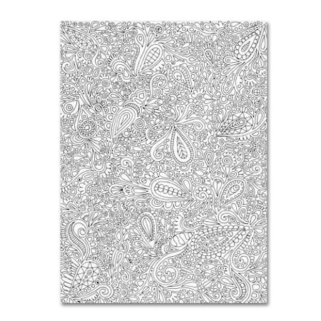 Hello Angel 'Oodles Of Doodles' Canvas Art,14x19
